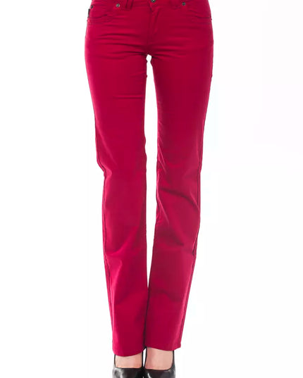 Ungaro Fever Red Cotton Women's Pants