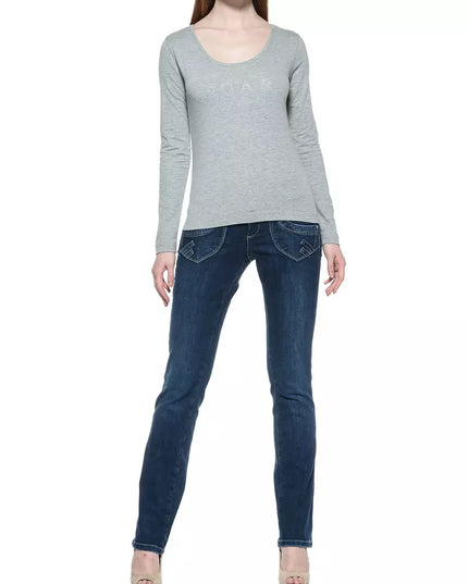 Ungaro Fever Blue Cotton Women Jeans