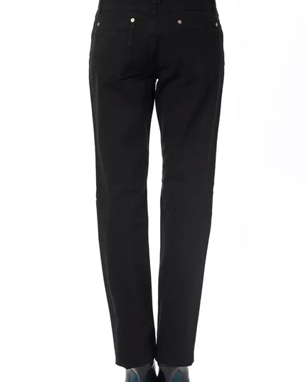 Ungaro Fever Black Cotton Women's Pants