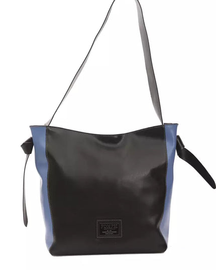 Pompei Donatella Black Leather Women Shoulder Bag