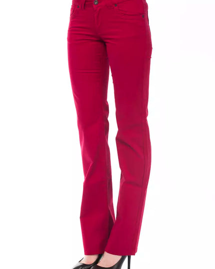 Ungaro Fever Red Cotton Women's Pants