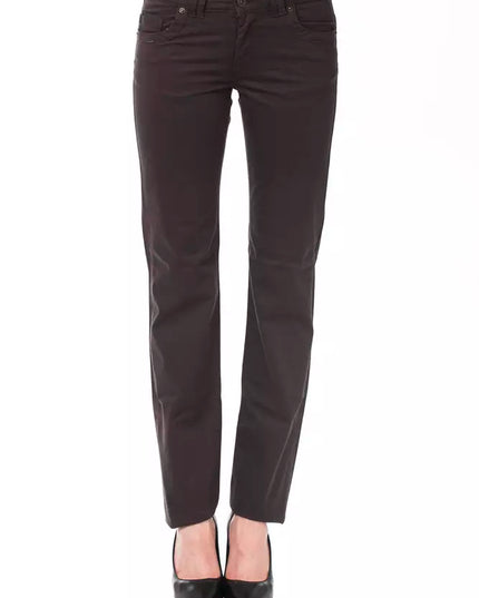 Ungaro Fever Brown Cotton Women's Pants