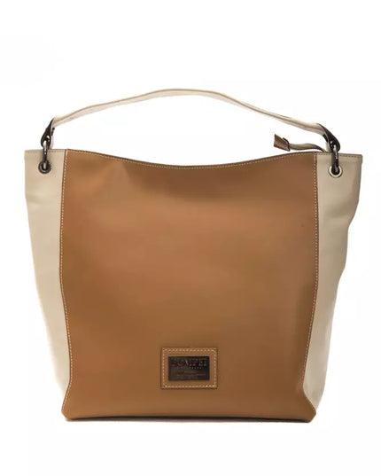 Pompei Donatella Brown Leather Women Shoulder Bag