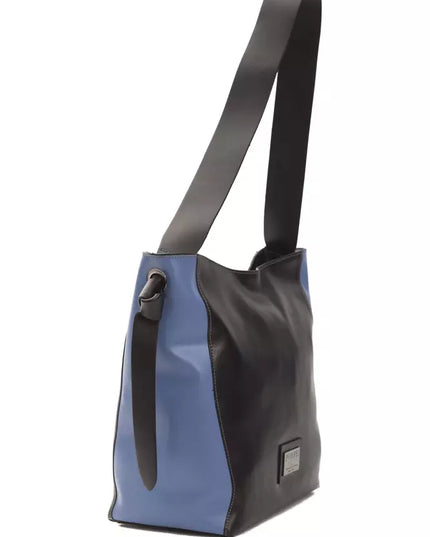 Pompei Donatella Black Leather Women Shoulder Bag