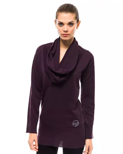 Montana Blu Purple Wool Women Sweater