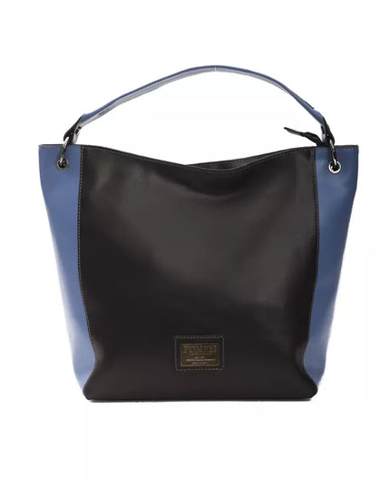 Pompei Donatella Black Leather Women Shoulder Bag