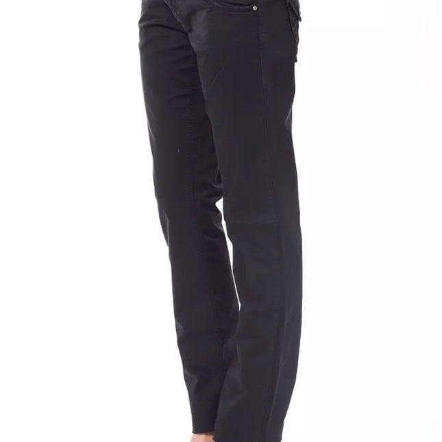 Ungaro Fever Blue Cotton Women's Pant