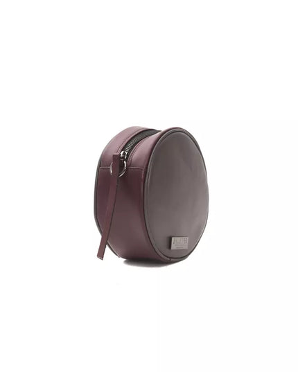 Pompei Donatella Burgundy Leather Crossbody Bag