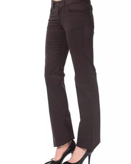 Ungaro Fever Brown Cotton Women's Pants