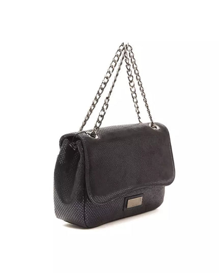 Pompei Donatella Blue Leather Women Crossbody Bag