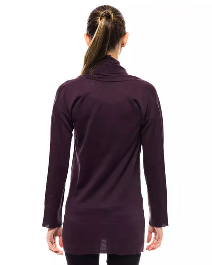 Montana Blu Purple Wool Women Sweater