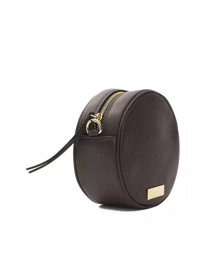 Pompei Donatella Brown Leather Women Crossbody Bag
