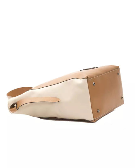 Pompei Donatella Brown Leather Women Shoulder Bag