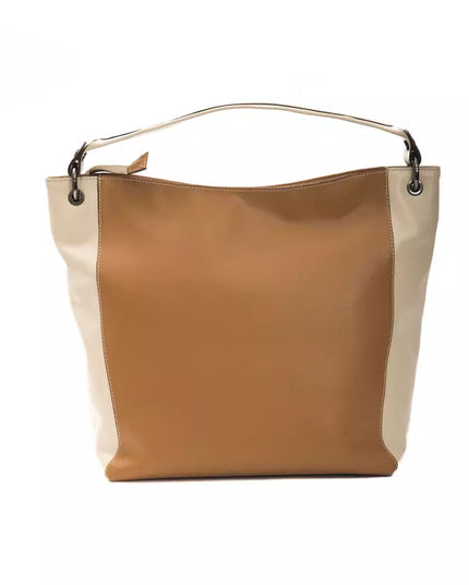 Pompei Donatella Brown Leather Women Shoulder Bag