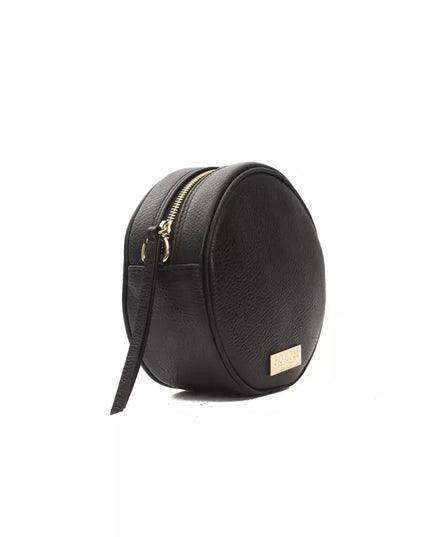 Pompei Donatella Black Leather Women Crossbody Bag