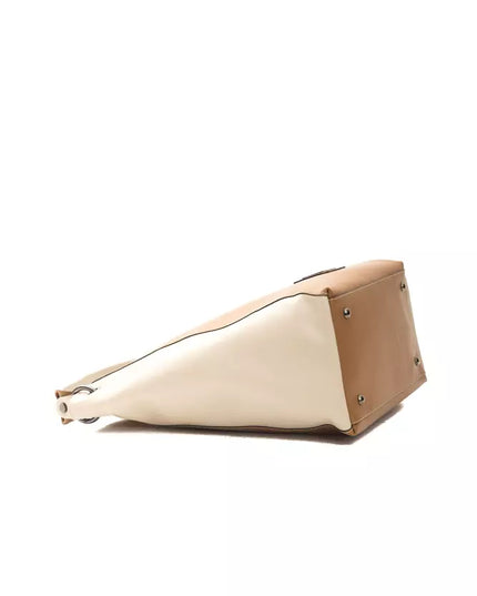 Pompei Donatella Brown Leather Women Shoulder Bag