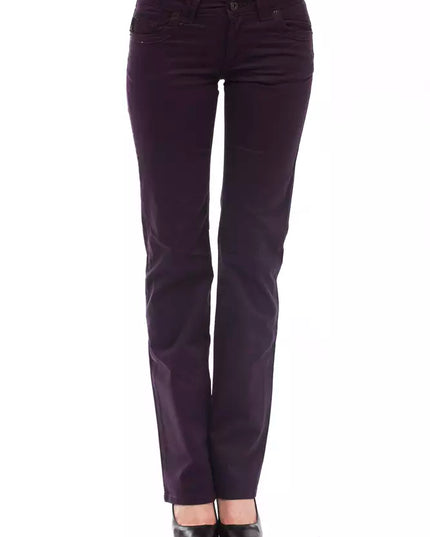 Ungaro Fever Purple Cotton Women Jeans