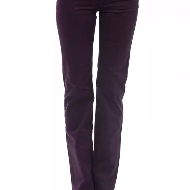 Ungaro Fever Purple Cotton Women Pant