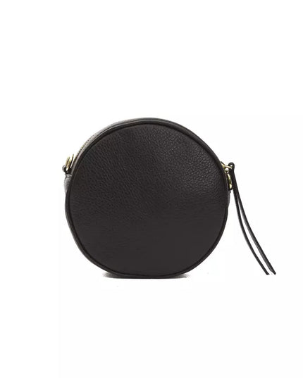 Pompei Donatella Black Leather Women Crossbody Bag