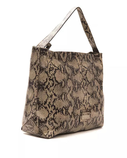 Pompei Donatella Brown Leather Women Shoulder Bag