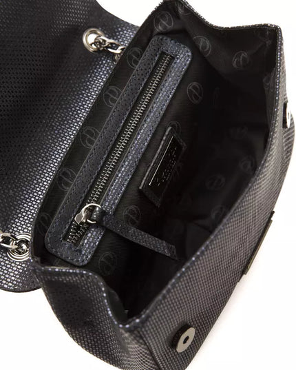 Pompei Donatella Blue Leather Women Crossbody Bag