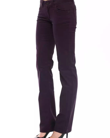 Ungaro Fever Purple Cotton Women Jeans