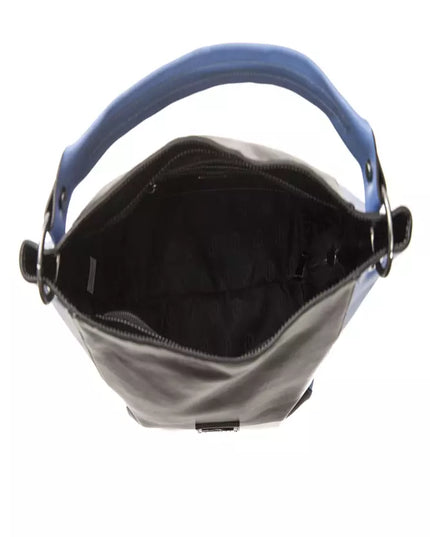 Pompei Donatella Black Leather Women Shoulder Bag