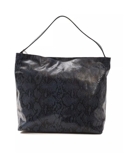 Pompei Donatella Blue Leather Women Shoulder Bag