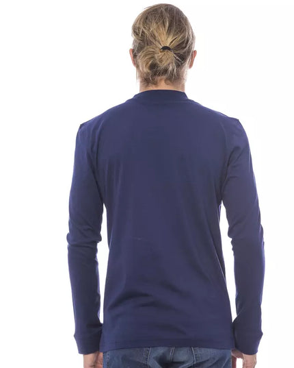 Verri Blue Cotton Men Sweater