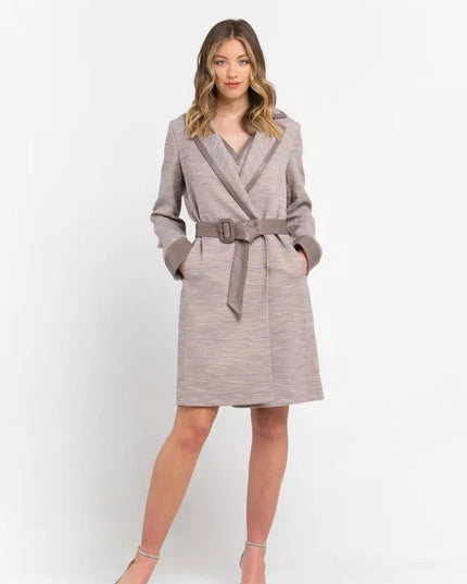 Trussardi Beige Cotton Women Coat