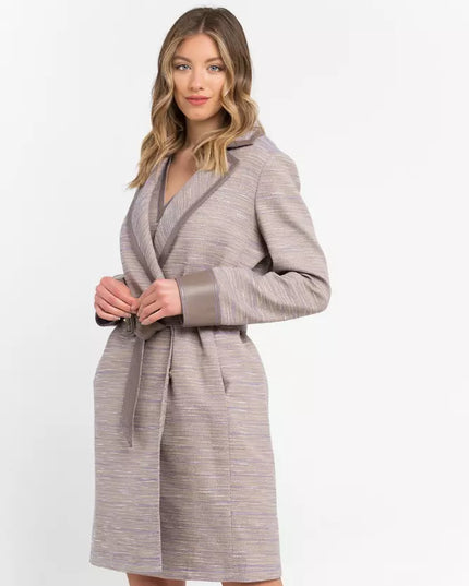 Trussardi Beige Cotton Women Coat
