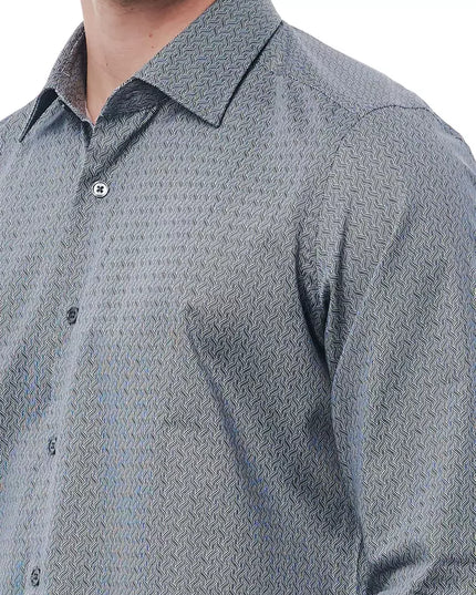 Bagutta Black Cotton Men Shirt