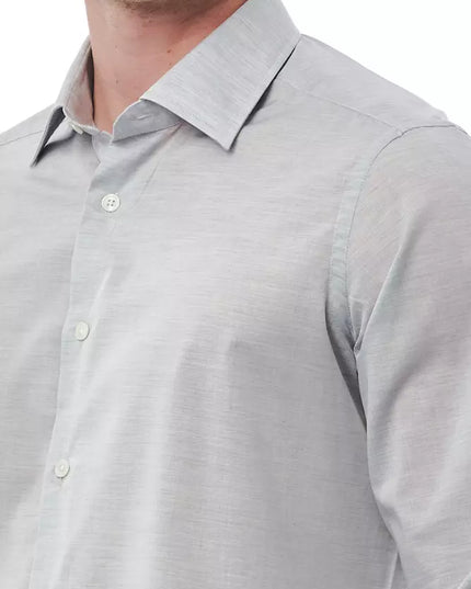Bagutta Gray Cotton Men Shirt