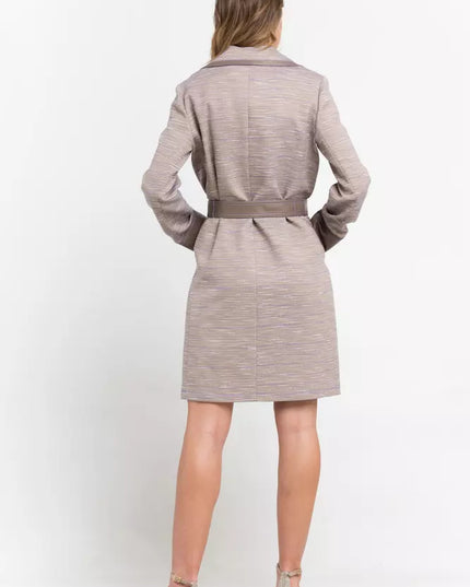 Trussardi Beige Cotton Women Coat