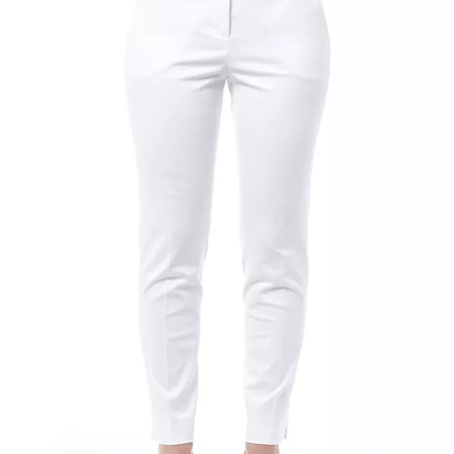 Peserico Chic High Waist Cigarette Leg Trousers