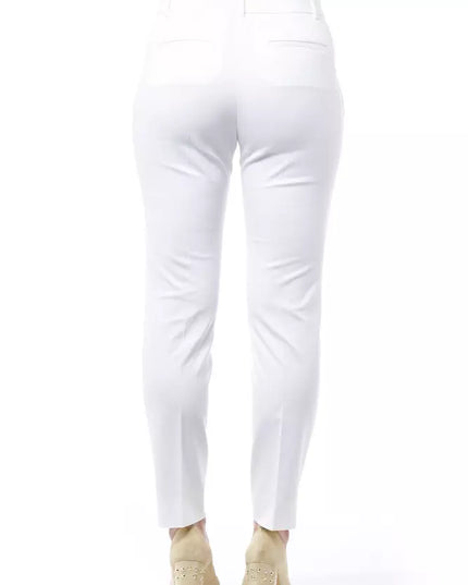 Peserico White Cotton Jeans & Pants