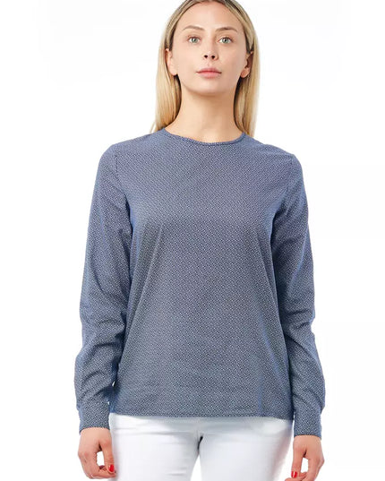 Bagutta Blue Cotton Women Shirt