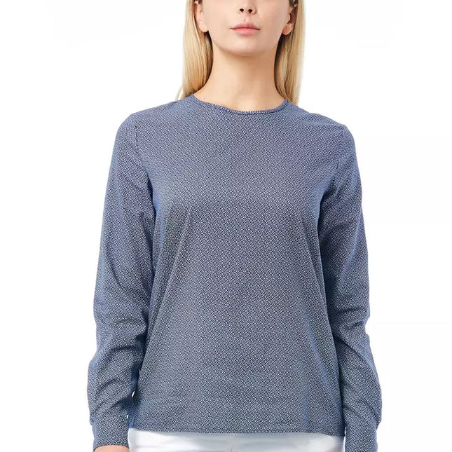 Bagutta Blue Cotton Women Shirt
