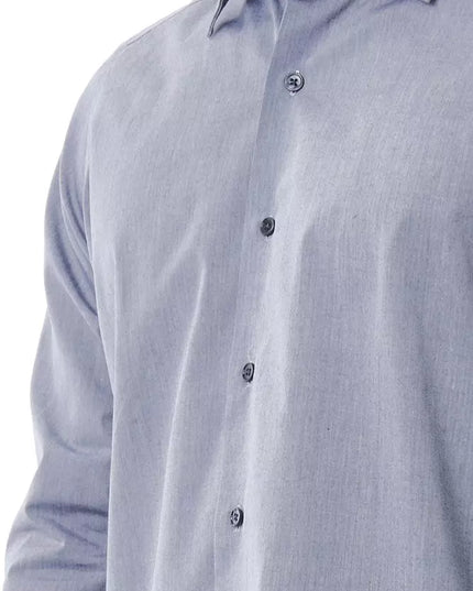 Bagutta Gray Cotton Men Shirt