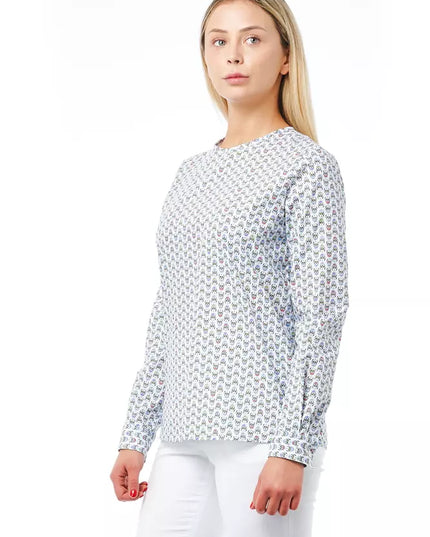 Bagutta White Cotton Women Blouse