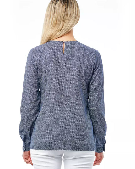 Bagutta Blue Cotton Women Shirt
