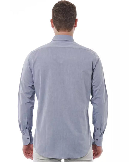 Bagutta Gray Cotton Men Shirt