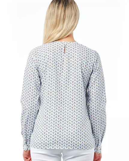 Bagutta White Cotton Women Blouse