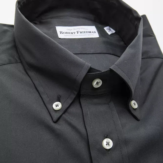 Robert Friedman Gray Cotton Men Shirt