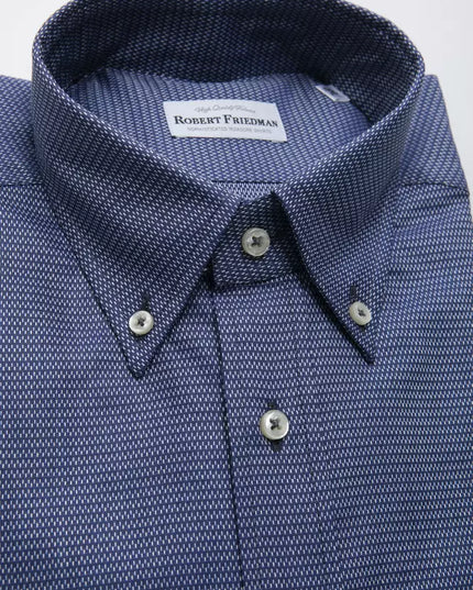 Robert Friedman Blue Cotton Mens Shirt