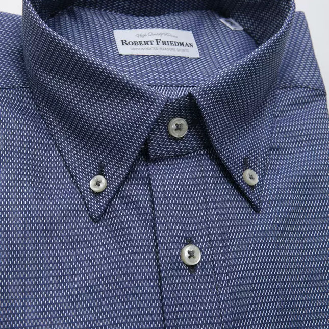 Robert Friedman Blue Cotton Mens Shirt