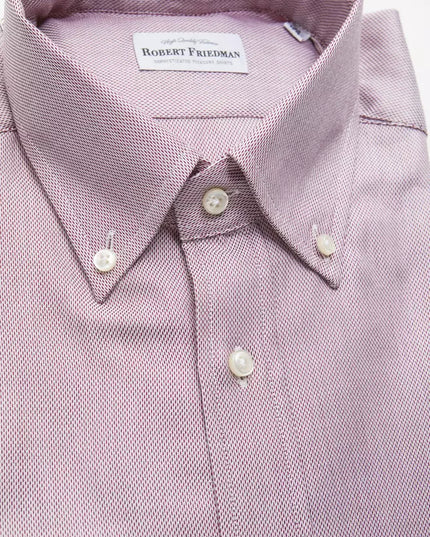 Robert Friedman Red Cotton Men Shirt