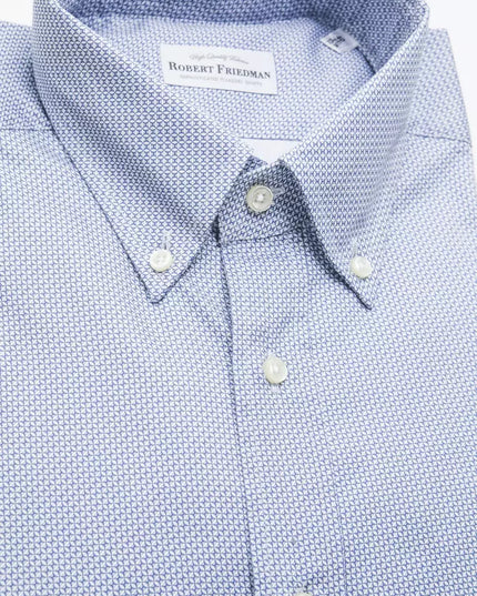 Robert Friedman Light Blue Cotton Men Shirt