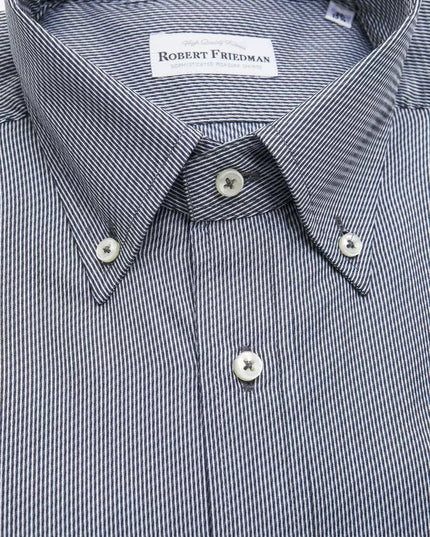 Robert Friedman Blue Cotton Men Shirt