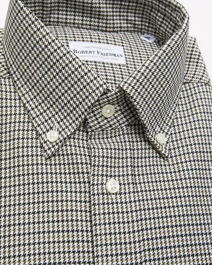 Robert Friedman Beige Cotton Men Shirt